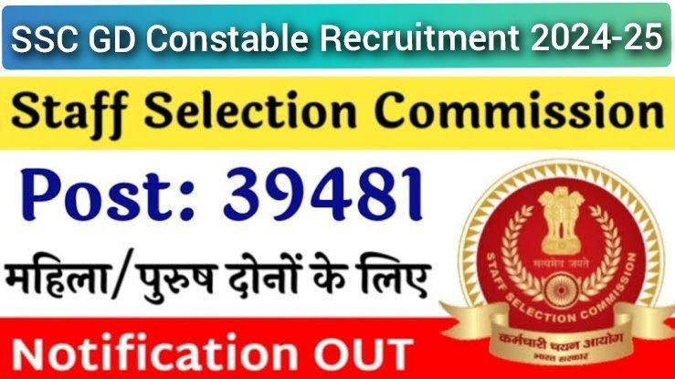 SSC GD Constable Recruitment 2024-25