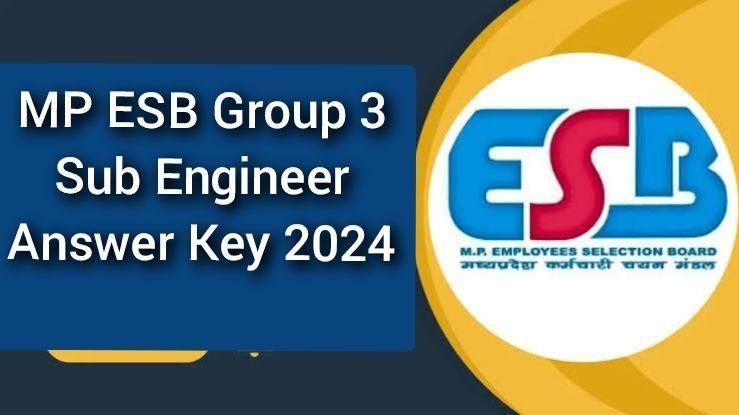 MP ESB Group 3 Sub Engineer Answer Key 2024